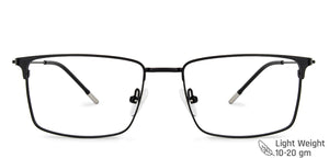 Black Square Full Rim Unisex Eyeglasses by Vincent Chase Computer Glasses-144491