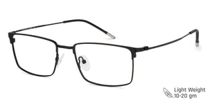 Black Square Full Rim Unisex Eyeglasses by Vincent Chase Computer Glasses-144491