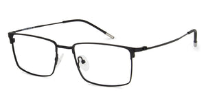 Black Square Full Rim Unisex Eyeglasses by Vincent Chase Computer Glasses-144491