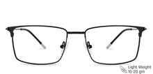 Load image into Gallery viewer, Black Square Full Rim Medium Unisex Eyeglasses by Vincent Chase-138025