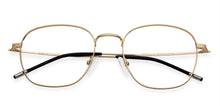 Load image into Gallery viewer, Gold Square Full Rim Unisex Eyeglasses by Vincent Chase Online-138027
