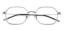 Load image into Gallery viewer, Gunmetal Geometric Full Rim Unisex Eyeglasses by Vincent Chase Computer Glasses-143665