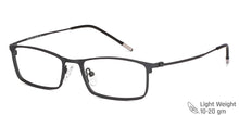 Load image into Gallery viewer, Black Rectangle Full Rim Unisex Eyeglasses by Vincent Chase Computer Glasses-144708