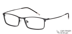 Black Rectangle Full Rim Unisex Eyeglasses by Vincent Chase Computer Glasses-144708