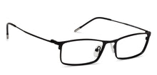 Load image into Gallery viewer, Black Rectangle Full Rim Extra Narrow Unisex Eyeglasses by Vincent Chase-138059