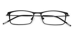 Black Rectangle Full Rim Extra Narrow Unisex Eyeglasses by Vincent Chase-138059