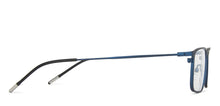 Load image into Gallery viewer, Blue Rectangle Full Rim Extra Narrow Unisex Eyeglasses by Vincent Chase-145714