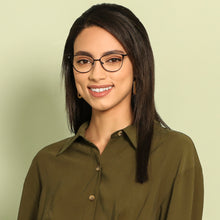 Load image into Gallery viewer, Black Cat Eye Full Rim Women Eyeglasses by Vincent Chase Computer Glasses-143671