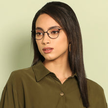 Load image into Gallery viewer, Black Cat Eye Full Rim Women Eyeglasses by Vincent Chase Computer Glasses-143671