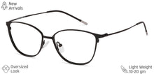Load image into Gallery viewer, Black Cat Eye Full Rim Women Eyeglasses by Vincent Chase Computer Glasses-143671