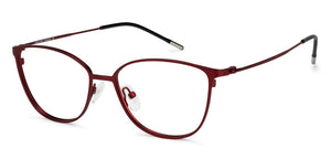 Red Cat Eye Full Rim Women Eyeglasses by Vincent Chase Computer Glasses-144712