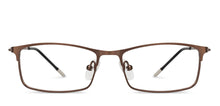 Load image into Gallery viewer, Brown Rectangle Full Rim Extra Narrow Unisex Eyeglasses by Vincent Chase Online-138316