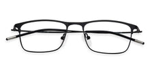 Load image into Gallery viewer, Black Rectangle Full Rim Unisex Eyeglasses by Vincent Chase Online-138318