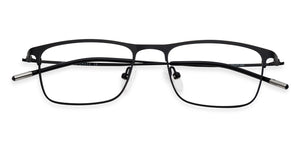 Black Rectangle Full Rim Unisex Eyeglasses by Vincent Chase Online-138318