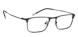 Black Rectangle Full Rim Narrow Unisex Eyeglasses by Vincent Chase-138319