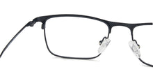 Load image into Gallery viewer, Black Rectangle Full Rim Narrow Unisex Eyeglasses by Vincent Chase-138319