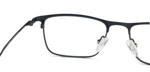Gunmetal Rectangle Full Rim Unisex Eyeglasses by Vincent Chase Computer Glasses-144494