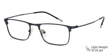 Load image into Gallery viewer, Black Rectangle Full Rim Narrow Unisex Eyeglasses by Vincent Chase-138319