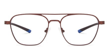 Load image into Gallery viewer, Brown Square Full Rim Wide Unisex Eyeglasses by Vincent Chase Online-138360