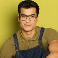 Load image into Gallery viewer, Blue Square Full Rim Unisex Eyeglasses by Vincent Chase Online-138368