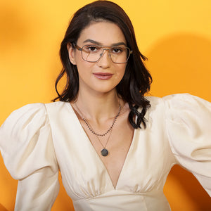 Gunmetal Square Full Rim Unisex Eyeglasses by Vincent Chase Online-138369
