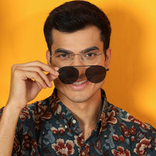 Load image into Gallery viewer, Silver Round Rimless Unisex Eyeglasses by Vincent Chase Online-138670