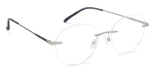 Load image into Gallery viewer, Silver Round Rimless Unisex Eyeglasses by Vincent Chase Online-138670