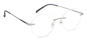 Silver Round Rimless Unisex Eyeglasses by Vincent Chase Online-138670
