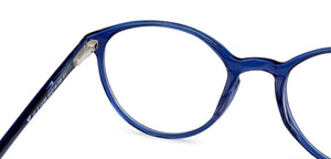 Blue Round Full Rim Unisex Eyeglasses by Vincent Chase VC-140417