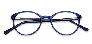 Blue Round Full Rim Unisex Eyeglasses by Vincent Chase VC-140417