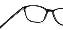 Load image into Gallery viewer, Black Rectangle Full Rim Unisex Eyeglasses by Vincent Chase Online-140424