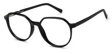 Load image into Gallery viewer, Black Geometric Full Rim Unisex Eyeglasses by Vincent Chase-140426