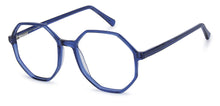 Load image into Gallery viewer, Blue Hexagonal Full Rim Wide Unisex Eyeglasses by Vincent Chase Online-140430