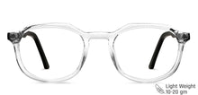 Load image into Gallery viewer, Transparent Geometric Full Rim Unisex Eyeglasses by Vincent Chase-140554