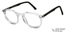 Load image into Gallery viewer, Transparent Geometric Full Rim Unisex Eyeglasses by Vincent Chase-140554