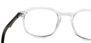 Transparent Geometric Full Rim Unisex Eyeglasses by Vincent Chase-140554