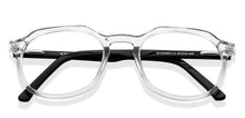 Load image into Gallery viewer, Transparent Geometric Full Rim Unisex Eyeglasses by Vincent Chase-140554