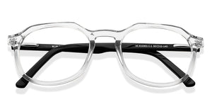 Transparent Geometric Full Rim Unisex Eyeglasses by Vincent Chase-140554