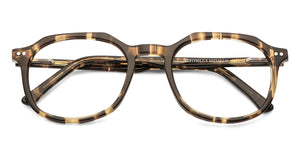 Tortoise Hexagonal Full Rim Medium Unisex Eyeglasses by Vincent Chase Online-140556