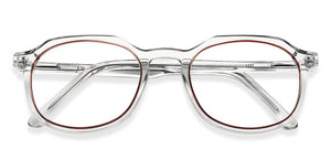 Transparent Geometric Full Rim Unisex Eyeglasses by Vincent Chase VC-147501
