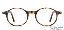Load image into Gallery viewer, Tortoise Round Full Rim Unisex Eyeglasses by Vincent Chase Computer Glasses-146344