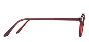 Red Round Full Rim Unisex Eyeglasses by Vincent Chase Computer Glasses-146345