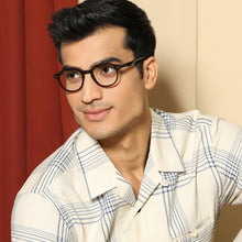 Load image into Gallery viewer, Brown Round Full Rim Narrow Unisex Eyeglasses by Vincent Chase-140917