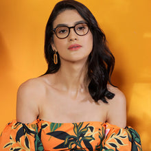 Load image into Gallery viewer, Brown Round Full Rim Narrow Unisex Eyeglasses by Vincent Chase-140917