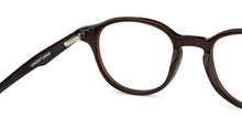 Load image into Gallery viewer, Brown Round Full Rim Narrow Unisex Eyeglasses by Vincent Chase-140917