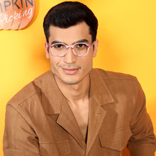 Load image into Gallery viewer, Pink Round Full Rim Narrow Women Eyeglasses by Vincent Chase Online-140918