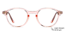 Load image into Gallery viewer, Pink Round Full Rim Narrow Women Eyeglasses by Vincent Chase Online-140918