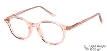 Load image into Gallery viewer, Pink Round Full Rim Narrow Women Eyeglasses by Vincent Chase Online-140918