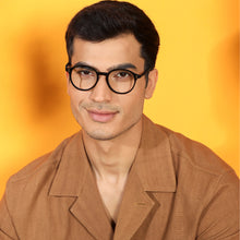 Load image into Gallery viewer, Black Round Full Rim Medium Unisex Eyeglasses by Vincent Chase Online-140919