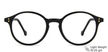 Load image into Gallery viewer, Black Round Full Rim Medium Unisex Eyeglasses by Vincent Chase Online-140919